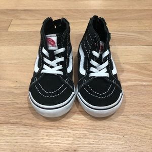 Vans kids black sk8-hi